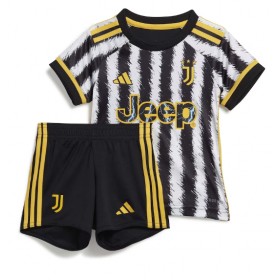 Baby Fußballbekleidung Juventus Heimtrikot 2023-24 Kurzarm (+ kurze hosen)